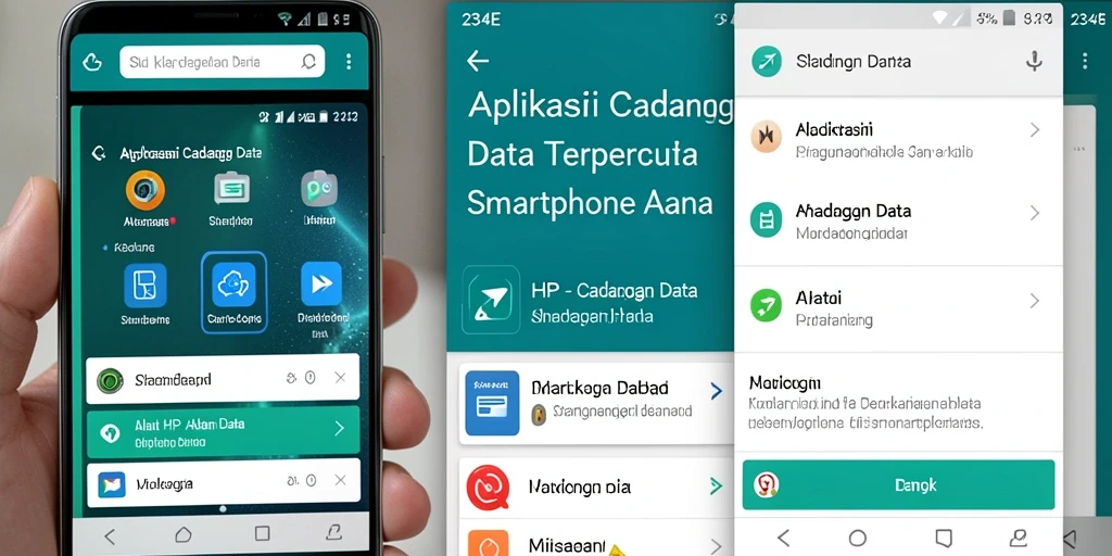 Antarmuka pengguna 234E yang sederhana dan fungsional.