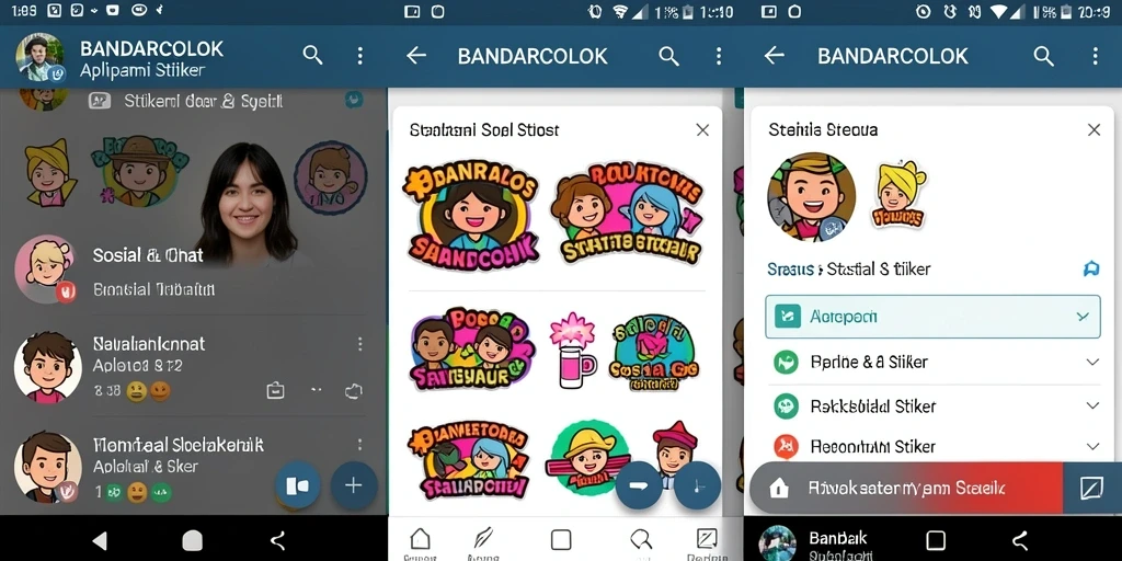 Tampilan antarmuka aplikasi BANDARCOLOK yang modern dan fungsional.