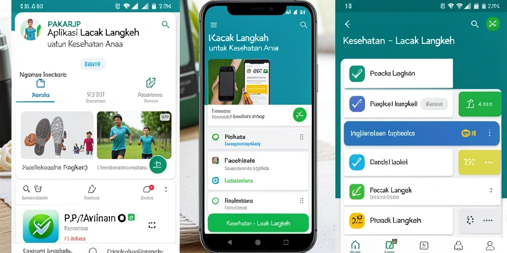 Antarmuka PAKARJP yang menampilkan fungsi Lacak Langkah.
