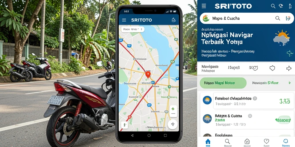 Tampilan antarmuka SRITOTO yang intuitif untuk navigasi motor.